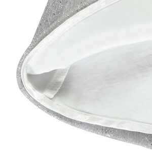 Jupe patineuse en résille argentée pour fille 