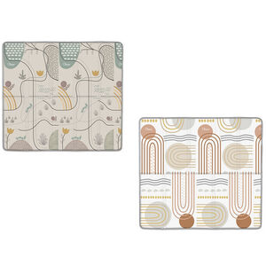 Tapis d'éveil XXL 200x180 pliable réversible Nature 