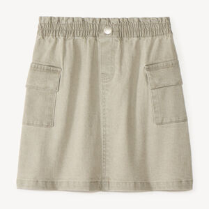 Jupe en denim avec poches cargo pour fille 
