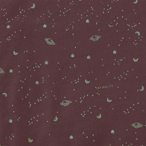 Doudou couverture Lapidou qui brille dans la nuit rose 