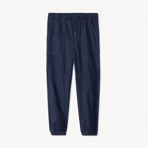 Pantalon jogger en twill uni pour garçon 