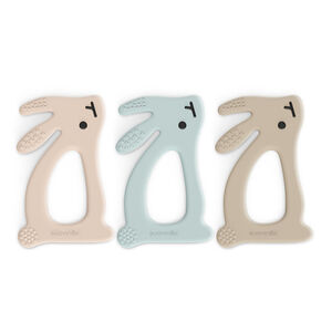 Anneau de dentition en silicone Lapin (coloris aléatoire) 