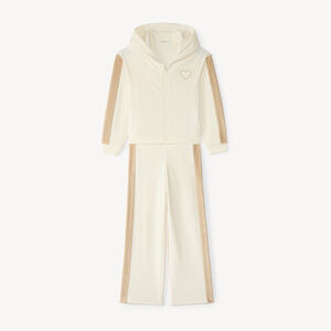 Ensemble de jogging fille en velours 
