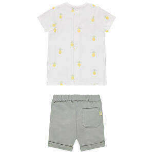 Ensemble 2 pièces avec t-shirt imprimé ananas pour bébé garçon 