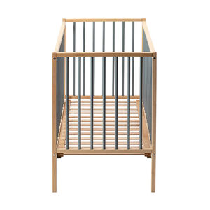 Lit à barreaux 60 x 120 cm Rémi bleu gris 