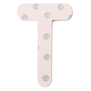 Lettre décorative en bois T 