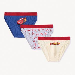 Lot de 3 slips Cars Disney pour garçon 