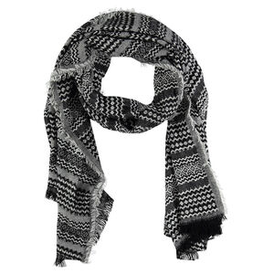 Echarpe à motif esprit ethnique en jacquard 