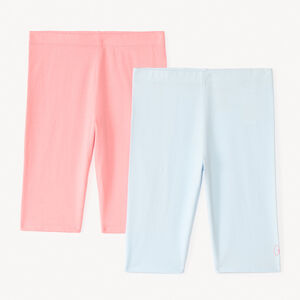 Lot de 2 cycliste unis pour fille 