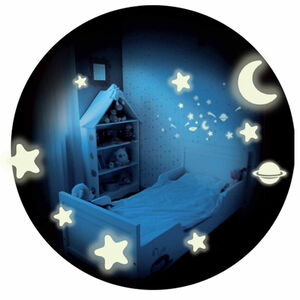 Lot de 24 stickers décoratifs phosphorescents 