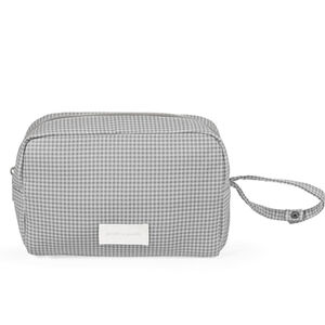 Trousse de toilette Little Bloom Vichy Gris 