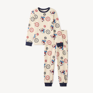 Set de pyjama 2 pièces long garçon imprimé Spider-Man Marvel 