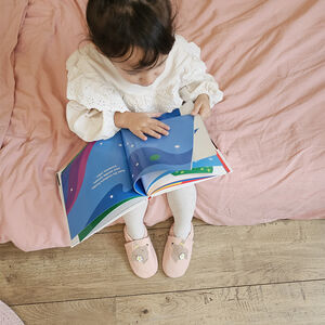 Chaussons bébé en cuir 2-3 ans Maguy la souris rose 
