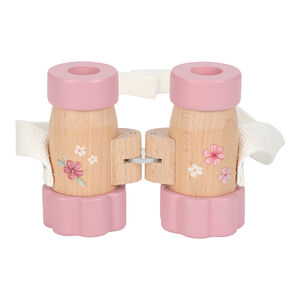 Paire de jumelles en bois Fairy Garden - Rose 