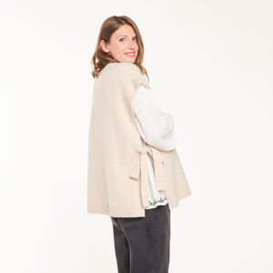 Pull de grossesse sans manches 