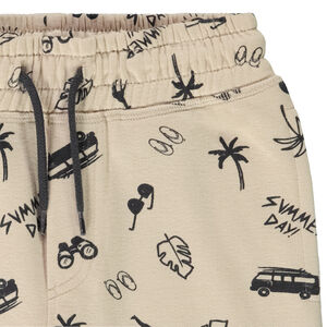 Bermuda en molleton imprimé pour garçon 