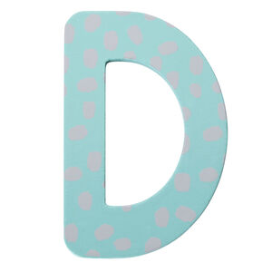 Lettre décorative en bois D 