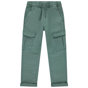 Pantalon cargo à taille élastiquée pour garçon 