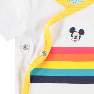 Lot de 5 bodies manches courtes bébé garçon motif Mickey Disney 