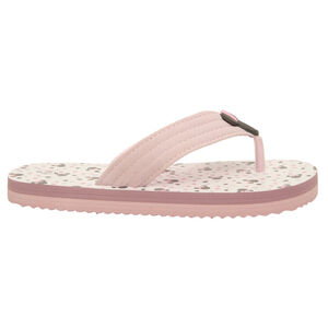 Tongs à bride souple imprimé et badge Minnie Disney pour fille avec lanière selon l'âge 