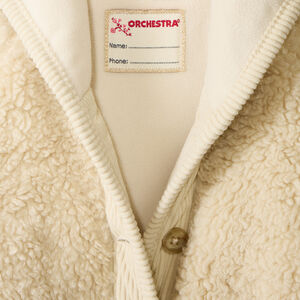 Veste en sherpa effet moutonné pour bébé fille 