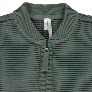 Gilet en tricot fantaisie avec bandes pour bébé garçon 