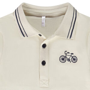 Polo manches longues brodé pour bébé garçon 