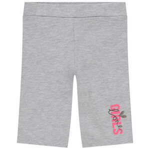 Cycliste uni avec détail fantaisie sur le bas pour fille 