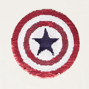 Ensemble t-shirt + short à sequins magiques Avengers Marvel garçon 