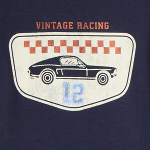 Pyjama 2 pièces long garçon motif voiture vintage 