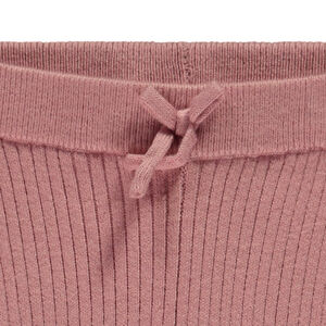 Legging en tricot effet côtelé pour fille 