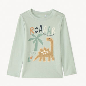 T-shirt manches longues motif dino pour bébé garçon 