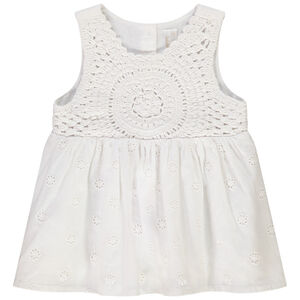 Tunique sans manches esprit bohème pour bébé fille 