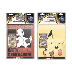 Pack portfolio + booster Pokémon Méga Évolution (modèle aléatoire) 