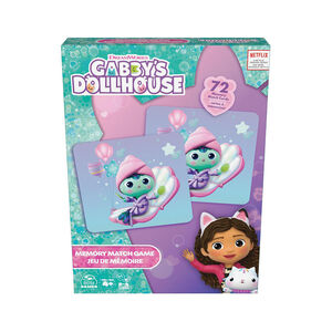 Jeu memo de 72 cartes Gabby et la Maison Magique 