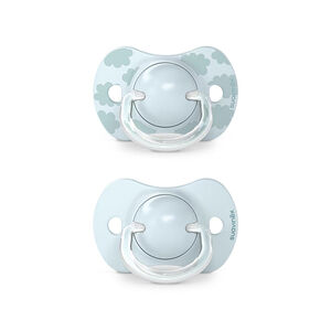 Lot de 2 sucettes silicone SX Pro 0-6M dreams blue 
