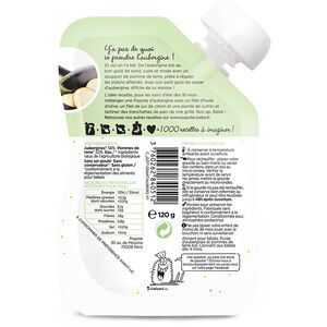 Gourde à l'aubergine bio - 120g 
