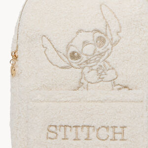 Sac à dos en sherpa bouclettes Stitch Disney pour fille 