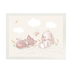Cadre avec poster 40 x 30 cm Alice & Pomme 