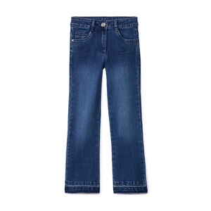 Jean en denim coupe évasé pour fille 