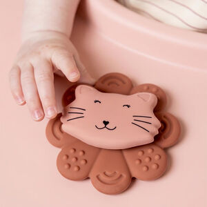 Jouet spinner en silicone avec ventouse Mrs. Cat 