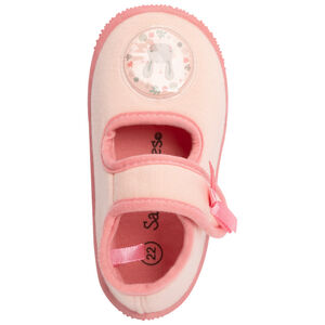 Chaussons botillons à scratchs et noeuds pour bébé fille 