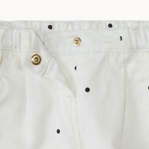 Pantalon fantaisie à pois pour bébé fille  