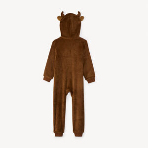 Surpyjama ludique renne de Noël en sherpa pour garçon 