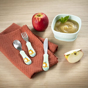 Set de 3 couverts en inox Éléphant 