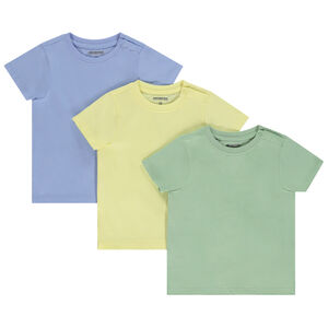 Lot de 3 t-shirts manches courtes print gomme pour bébé garçon 