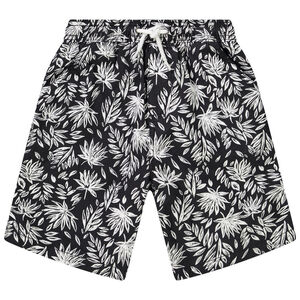 Bermuda en coton imprimé feuilles pour garçon 