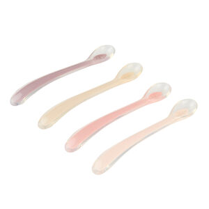 Lot de 4 cuillères en silicone Miamix - rose 