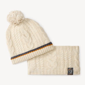 Set bébé garçon bonnet + snood doublé micropolaire 