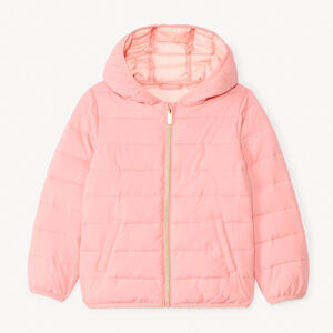 Doudoune fine matelassée à capuche uni pour fille 